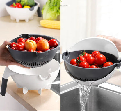 Rotating Vegetable Cutter and Mandoline Slicer