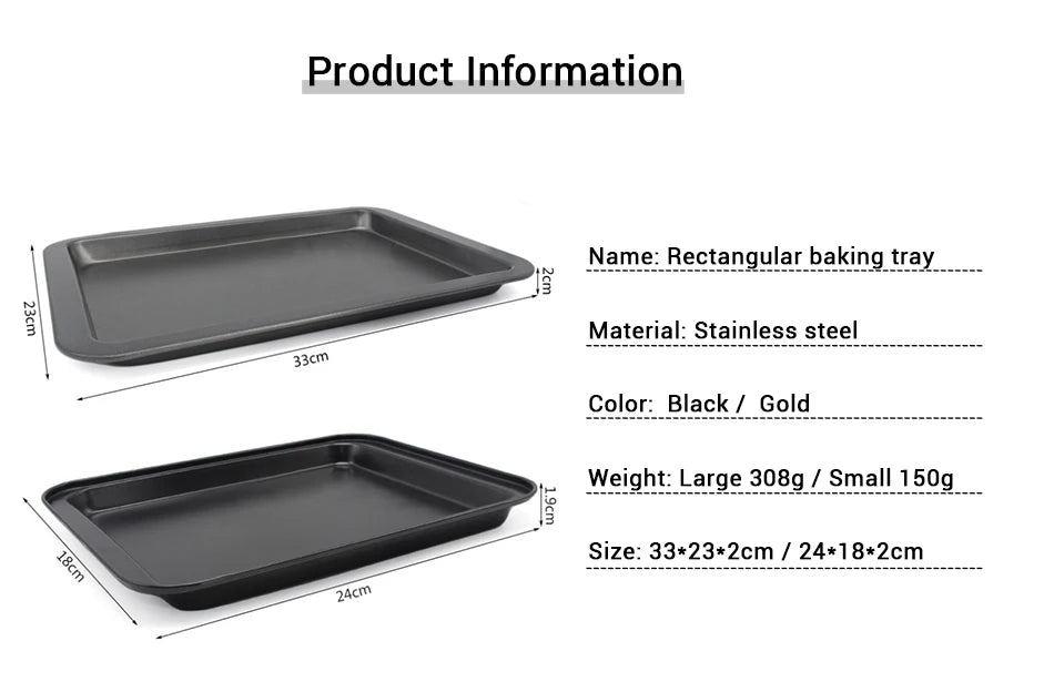 Rectangular Steamed Baking Tray