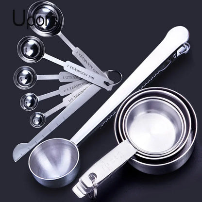 Premium Stackable Measuring Cups & Spoons Set