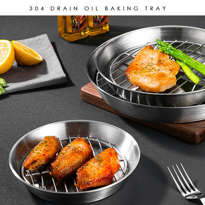 Round Air Fryer Oven Baking Tray