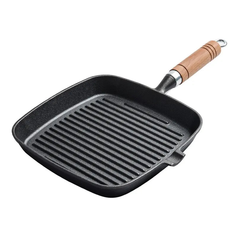 Thickened Cast Iron Steak Frying Pan