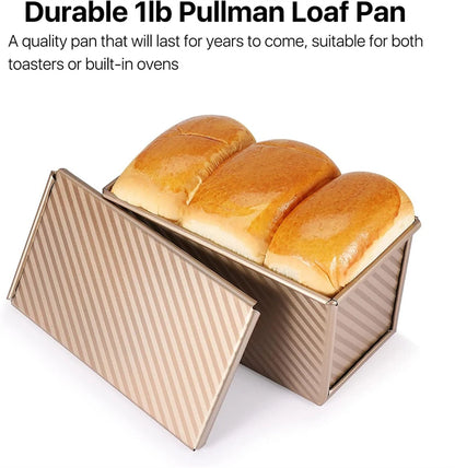 Non-Stick Pullman Loaf Pan with Lid