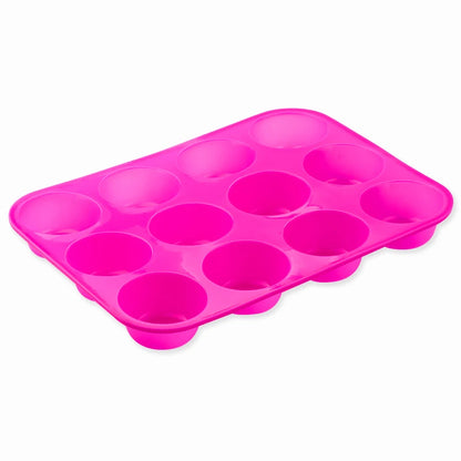 12-Hole Silicone Round Mold