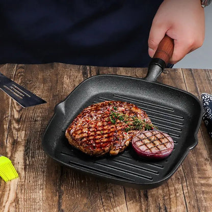 Thickened Cast Iron Steak Frying Pan