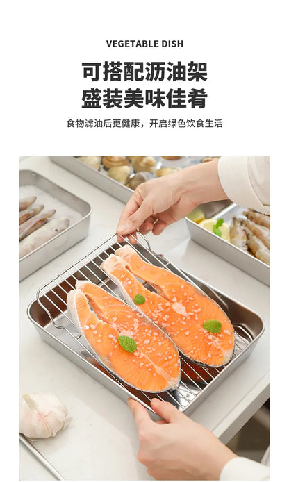 Baking Pan Tray with Cooling Rack