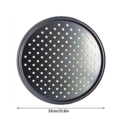 Round Perforated Non-Stick Pizza Baking Pan