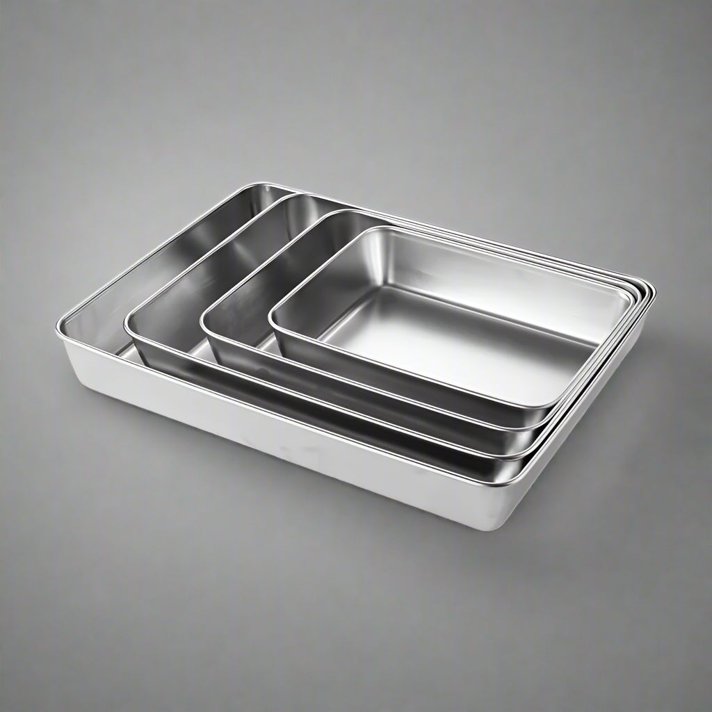 Stainless Steel Rectangular Baking Tray