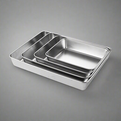 Stainless Steel Rectangular Baking Tray