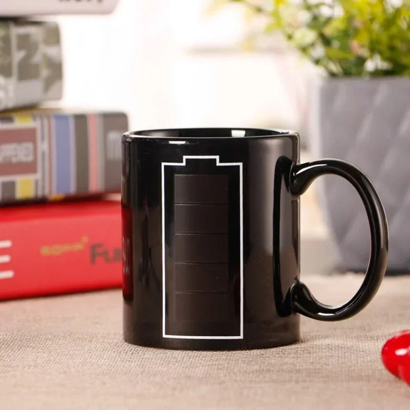 Color-Changing Battery Pattern Magic Mug