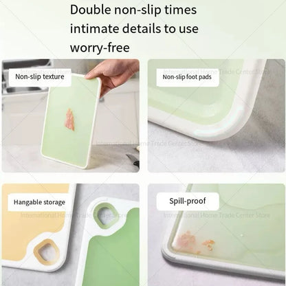 Double-Sided Cutting Board Set