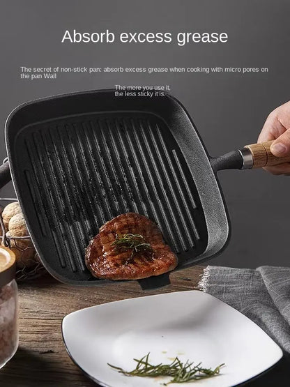 Thickened Cast Iron Steak Frying Pan