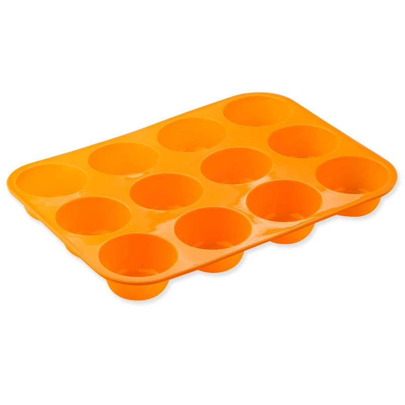 12-Hole Silicone Round Mold