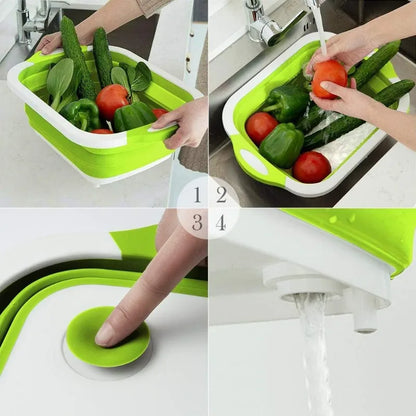 3-in-1 Collapsible Cutting Board