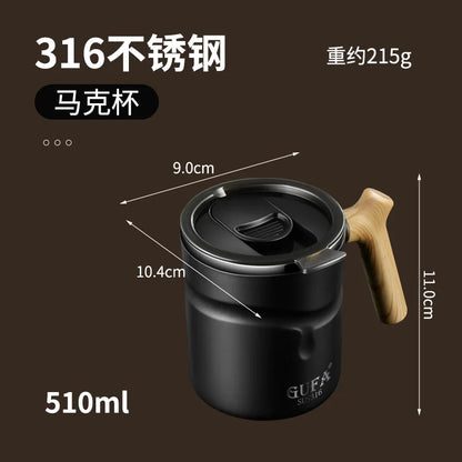 Double-Layer Anti-Scald, Anti-Drop Tea/Coffee Cup