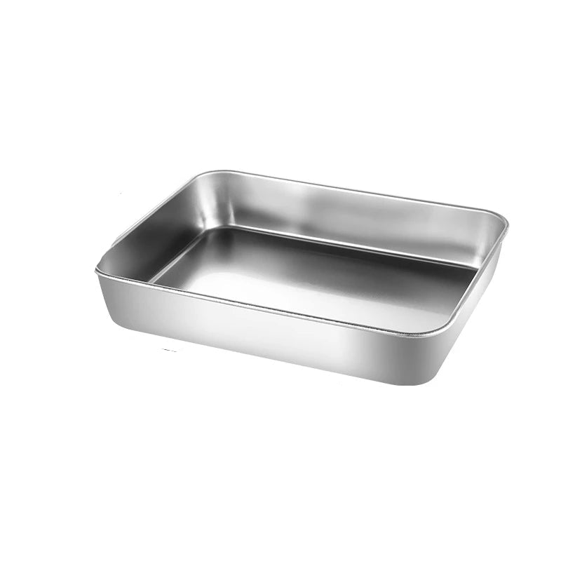 Stainless Steel Rectangular Baking Tray