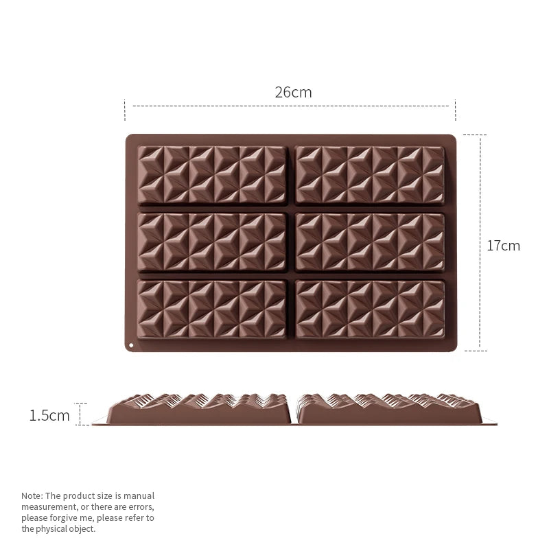 Deep Chocolate Bar Mold