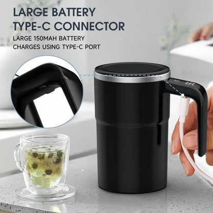 Mini Electric Self-Mixing Coffee Mug