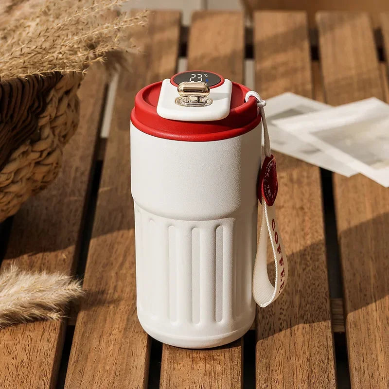 Stainless Steel Smart Flask with Temperature Display