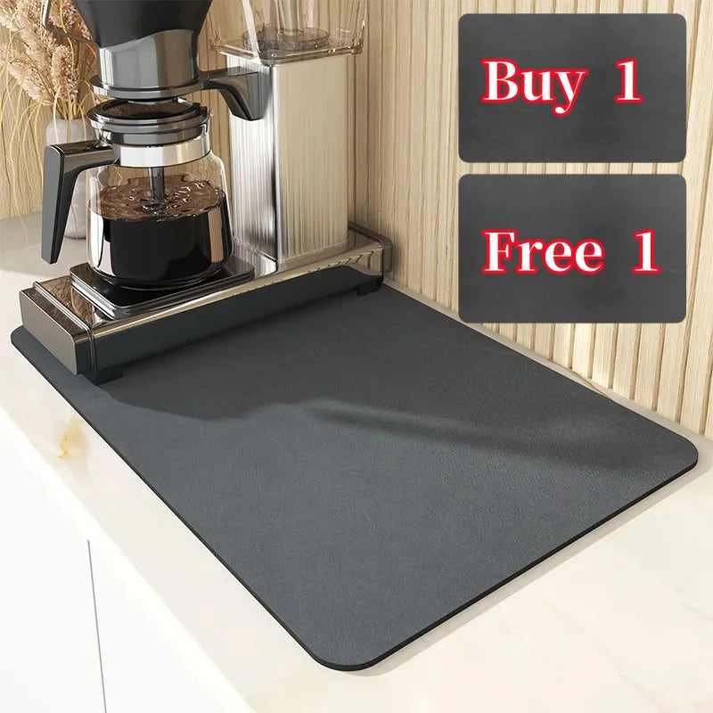 Quick-Dry Absorbent Kitchen Mat