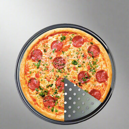 Round Perforated Non-Stick Pizza Baking Pan