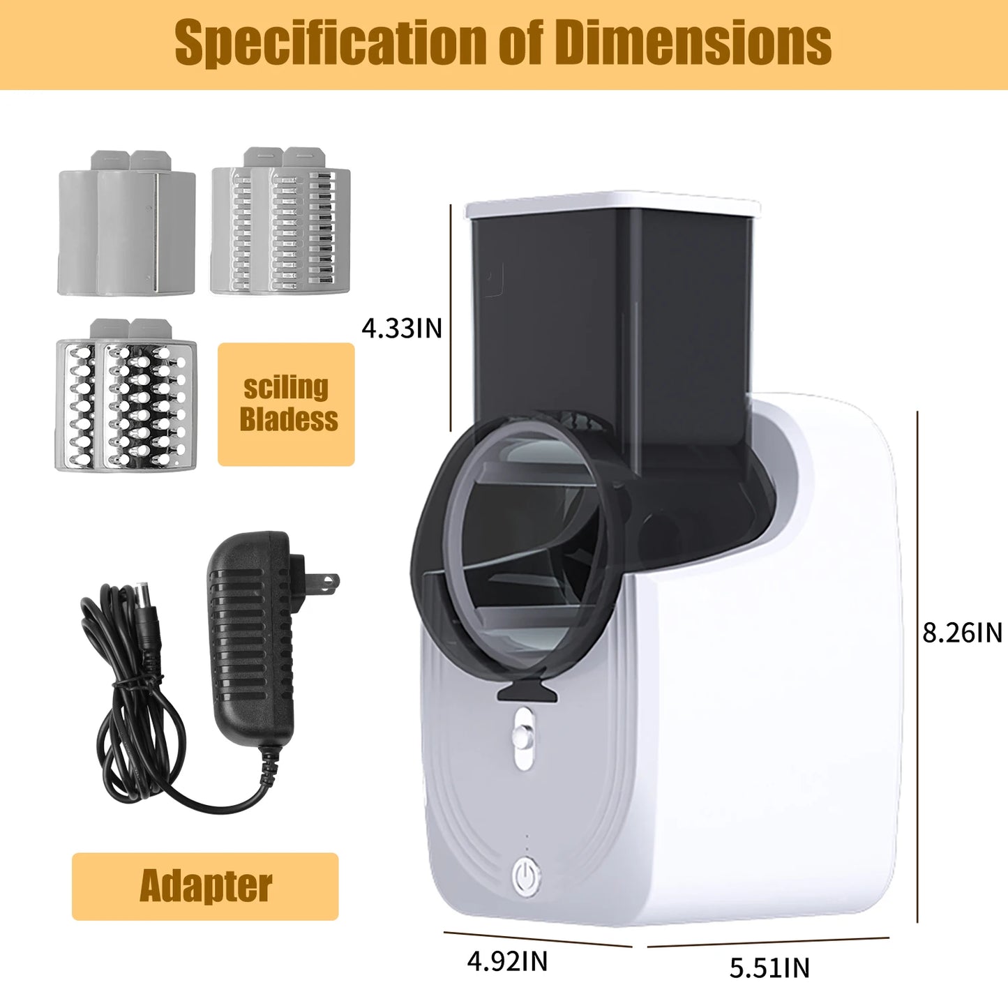 Electric Cheese Grater & Vegetable Slicer