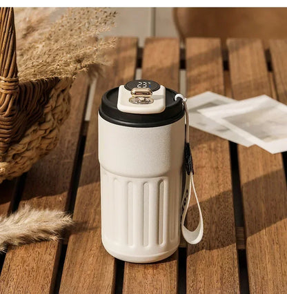 Stainless Steel Smart Flask with Temperature Display