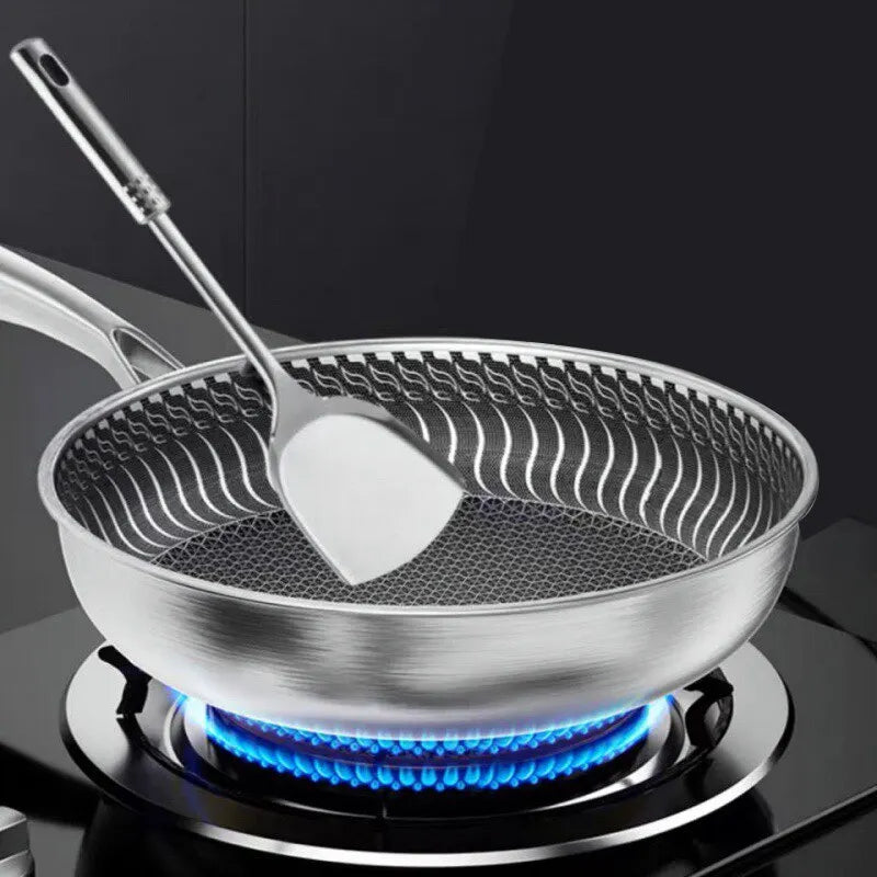 Premium Tri-Ply Stainless Steel Frying Pan