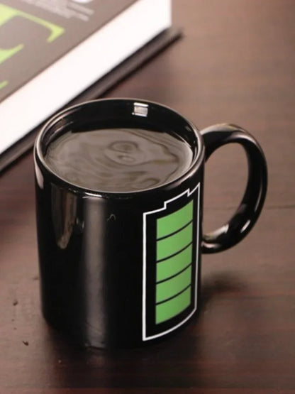 Color-Changing Battery Pattern Magic Mug