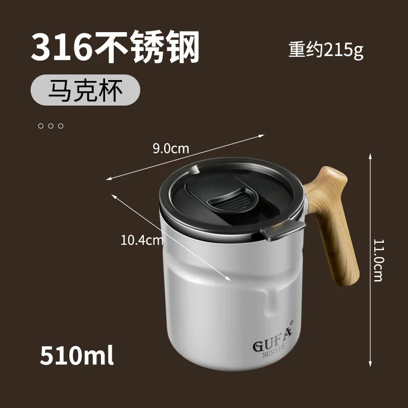 Double-Layer Anti-Scald, Anti-Drop Tea/Coffee Cup