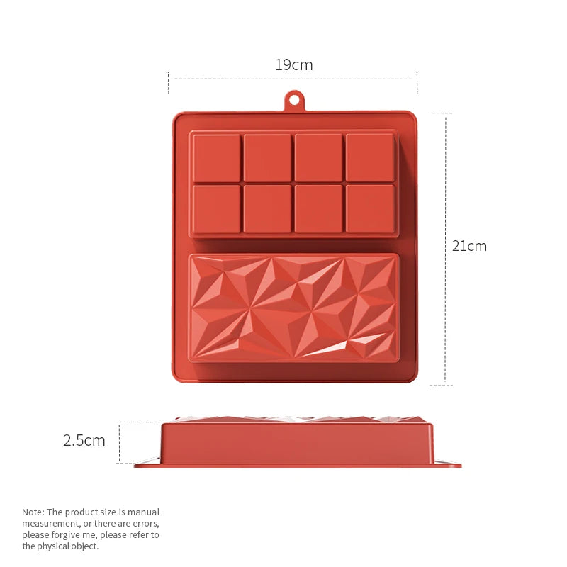 Deep Chocolate Bar Mold