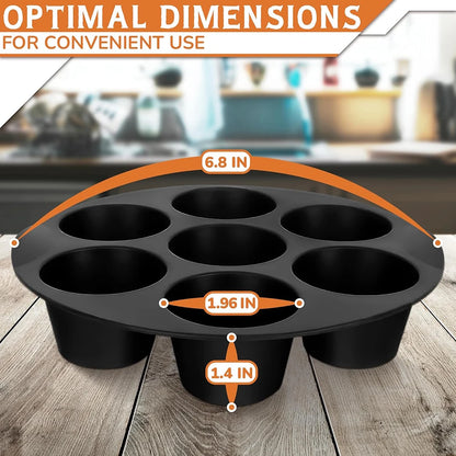 7-Hole Silicone Cake Mold