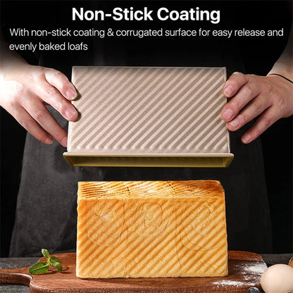 Non-Stick Pullman Loaf Pan with Lid