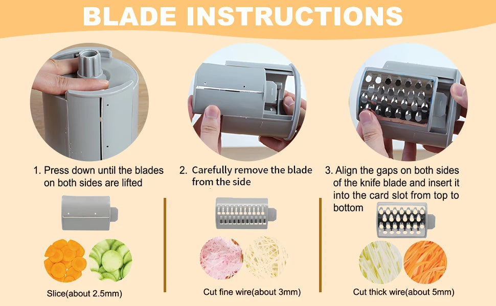 Electric Cheese Grater & Vegetable Slicer