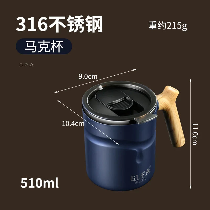 Double-Layer Anti-Scald, Anti-Drop Tea/Coffee Cup