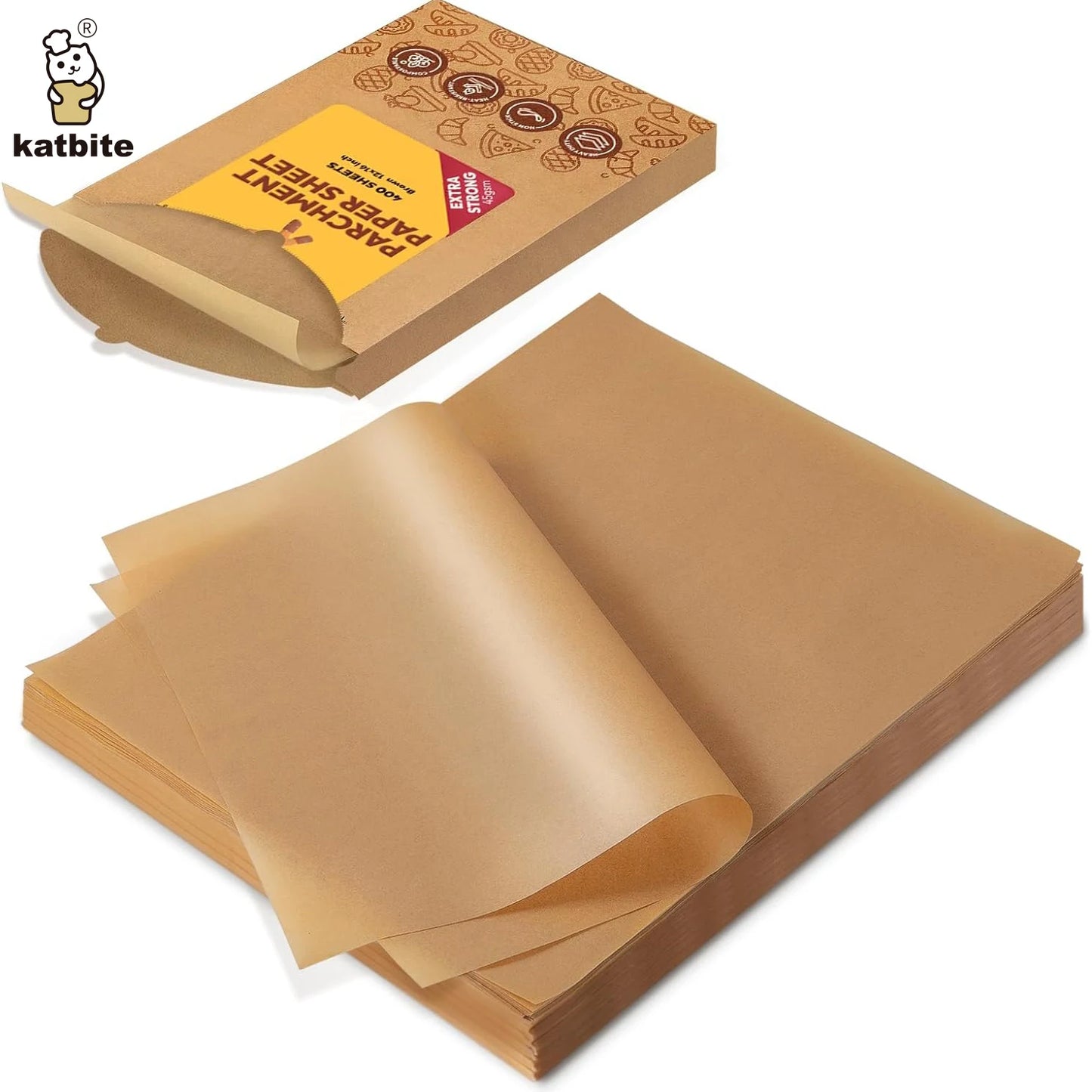 Unbleached Parchment Paper Sheets