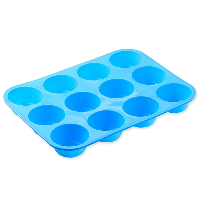 12-Hole Silicone Round Mold