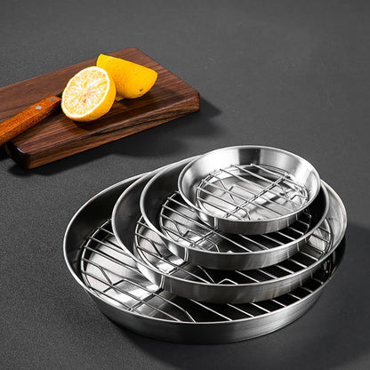 Round Air Fryer Oven Baking Tray