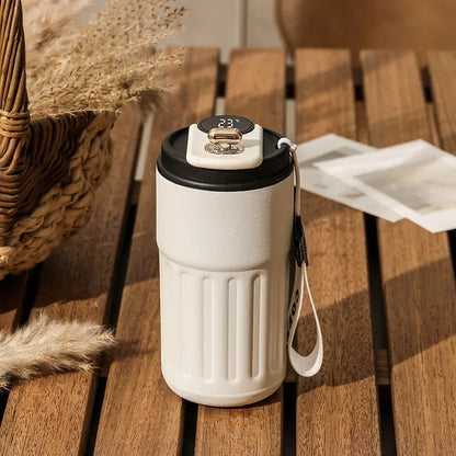 Stainless Steel Smart Flask with Temperature Display